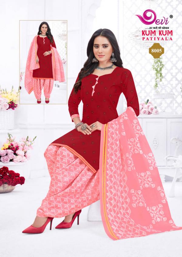 Devi KumKum Vol-8 Cotton Exclusive Designer Readymade Suit